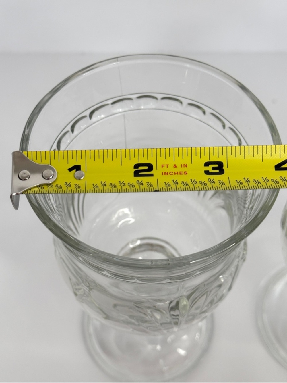 Toscany Alexandria Set of 2 ~ Clear Cut Crystal 7" Water Goblets - Picture 7 of 7